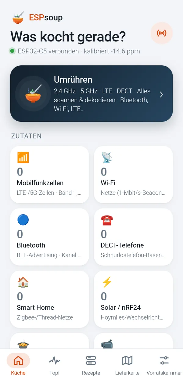 Light mode: The Kitchen in the light theme.